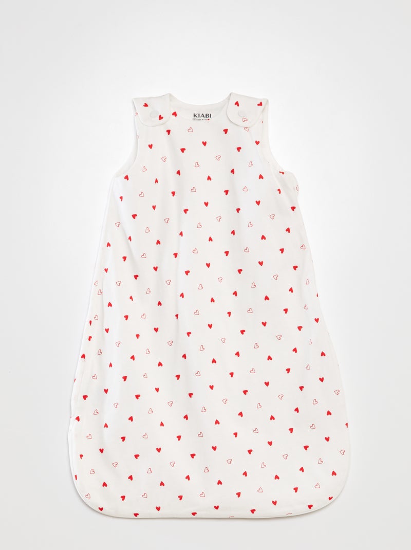 Saco de bebé leve sem mangas - TOG 0,5 BRANCO - Kiabi