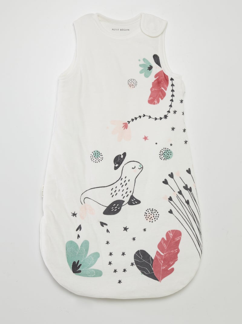 Saco de bebé 'Petit Béguin' de veludo TOG 2 Branco - Kiabi