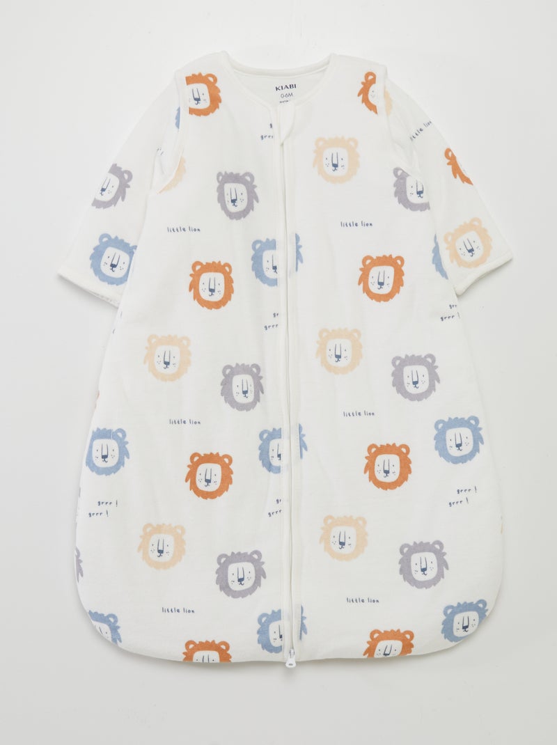 Saco de bebé quente com estampado  - TOG 2,5 BRANCO - Kiabi