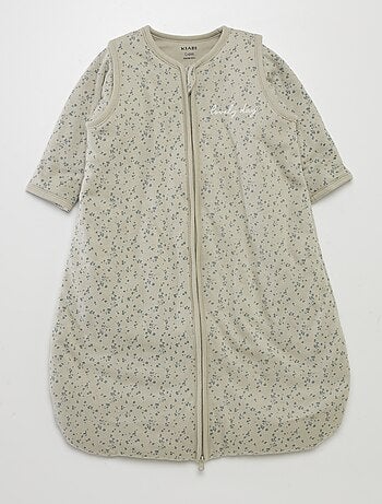 Saco de bebé quente com estampado às flores - TOG 2