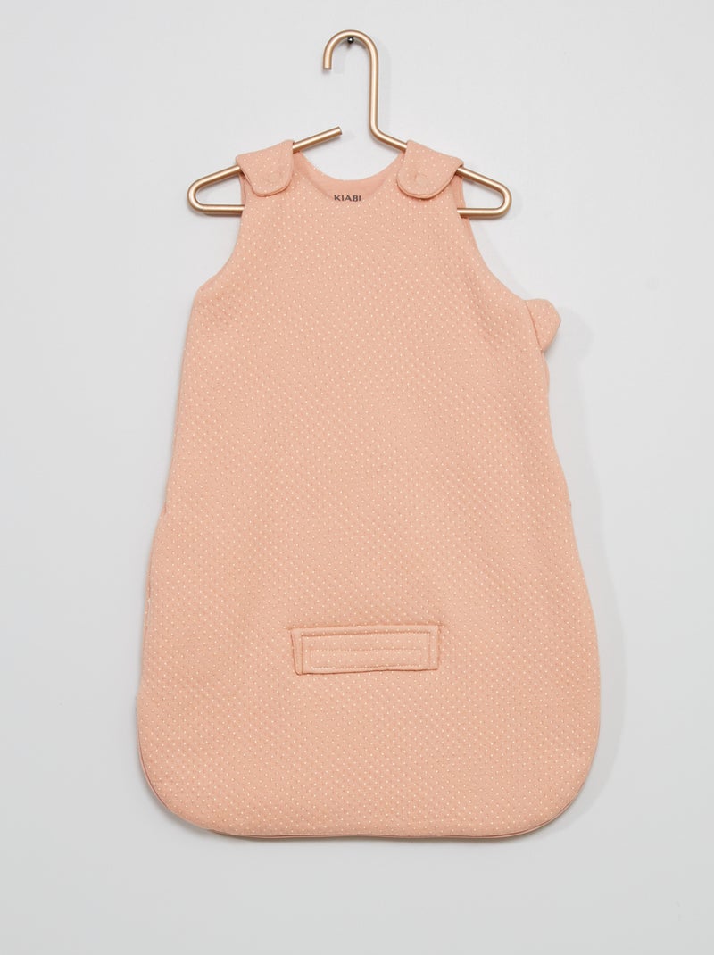 Saco de bebé quente em moletão ROSA - Kiabi