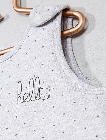 Saco de bebé quente em puro algodão biológico - Kiabi