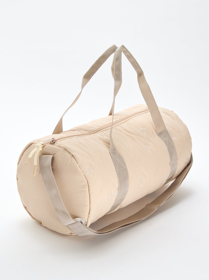 Saco de bowling acolchoado bege - Kiabi
