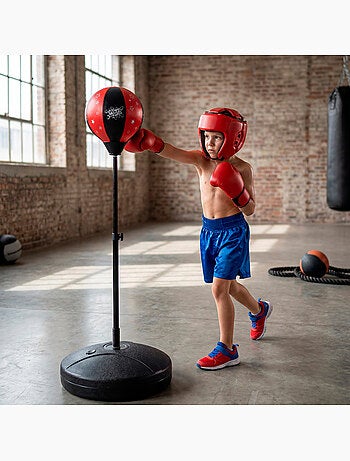 Saco de boxe para crianças c/luvas e insuflador cb sports