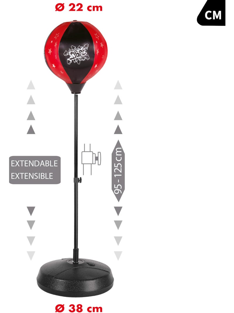 Saco de boxe para crianças c/luvas e insuflador cb sports N/D - Kiabi