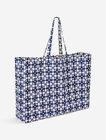 Saco de compras tipo tote bag formato XXL - Kiabi