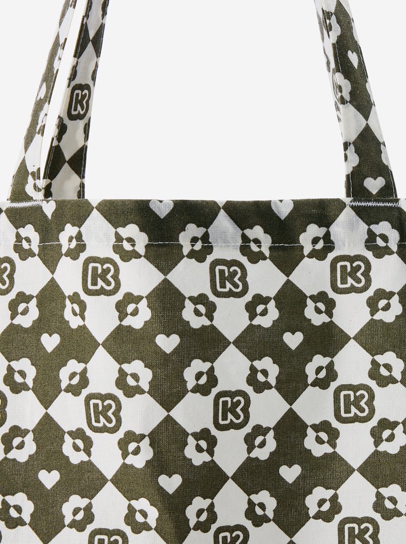 Saco de compras tipo tote bag formato XXL - Kiabi Caqui - Kiabi
