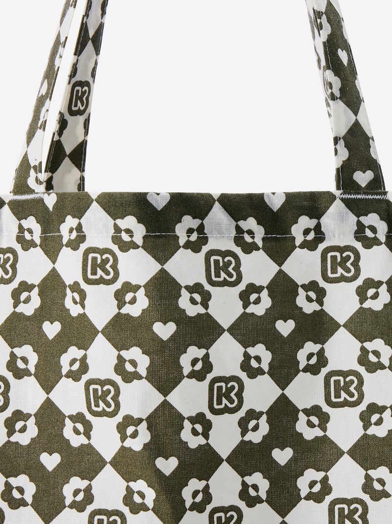 Saco de compras tipo tote-bag formato XXL - Kiabi Caqui - Kiabi