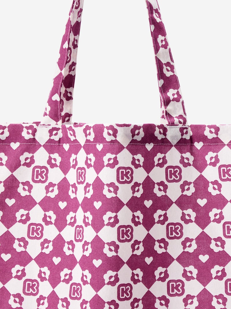 Saco de compras tipo tote bag formato XXL - Kiabi Rosa - Kiabi