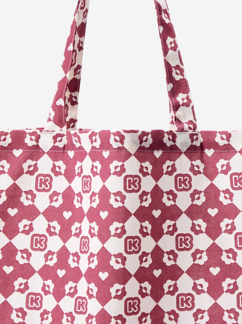 Saco de compras tipo tote-bag formato XXL - Kiabi Rosa - Kiabi