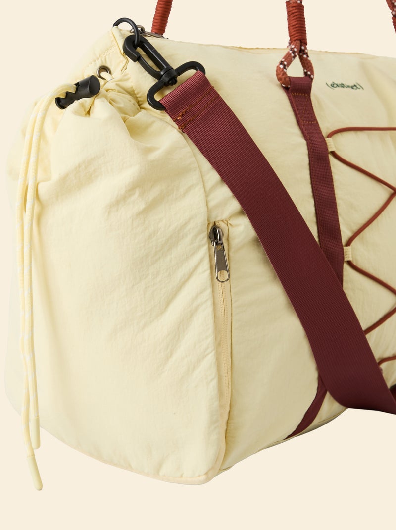 Saco de desporto (ekstract) com bolsos exteriores e compartimento para sapatos Amarelo - Kiabi