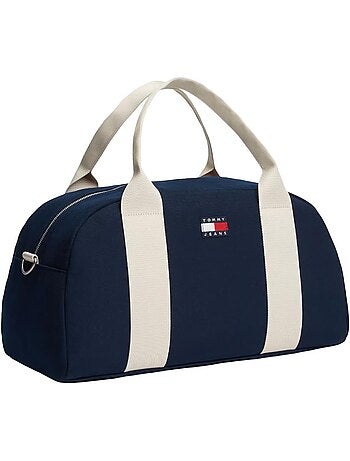 Saco de desporto tommy hilfiger tjm bold varsity bege/azul-marinho para homem
