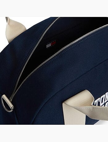 Saco de desporto tommy hilfiger tjm bold varsity bege/azul-marinho para homem