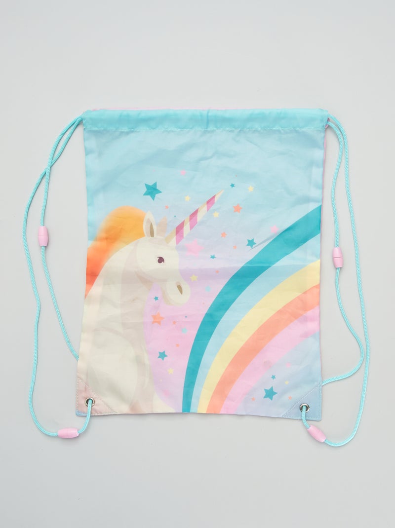 Saco de desporto 'Unicórnio' Multicor - Kiabi