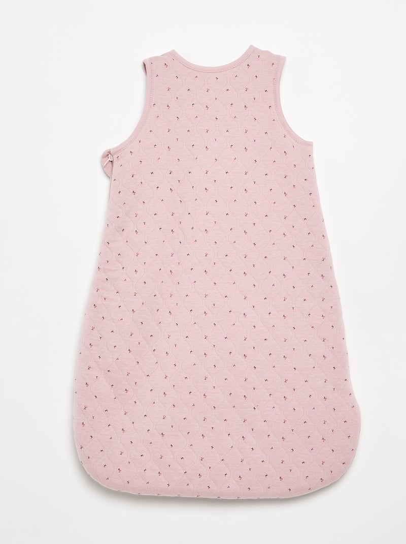 Saco de dormir acolchoado sem mangas Rosa - Kiabi