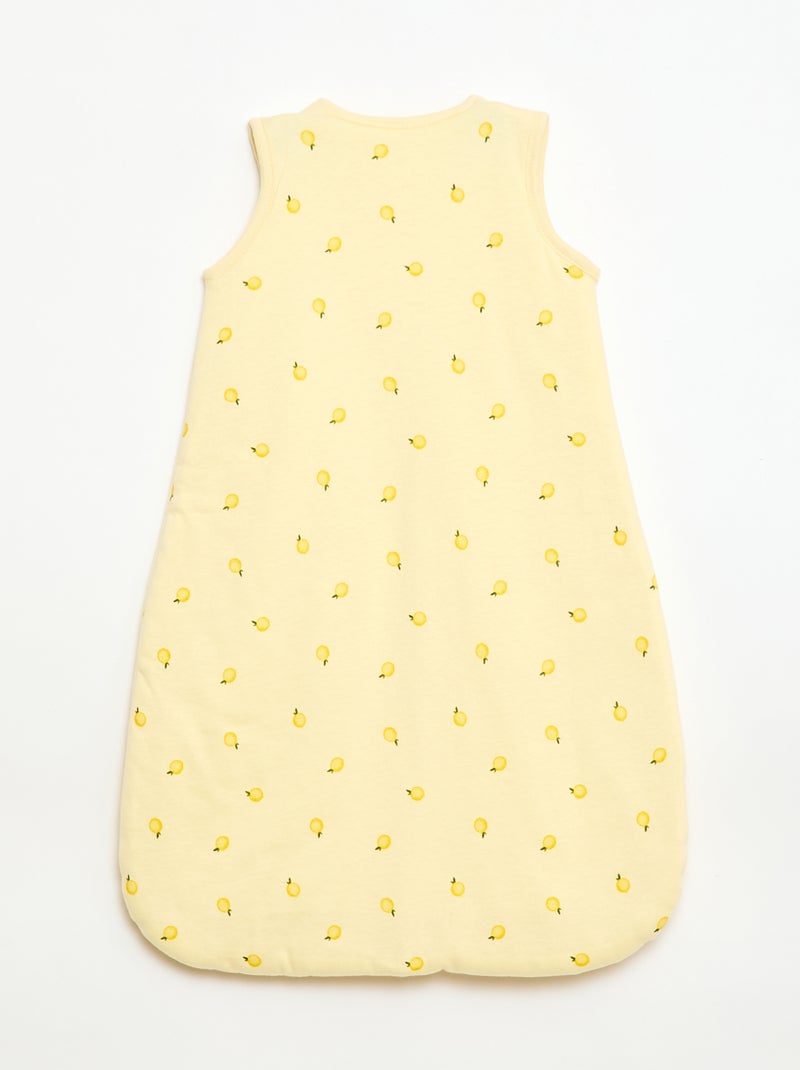Saco de Dormir Acolchoado Sem Mangas TOG 2 Amarelo - Kiabi