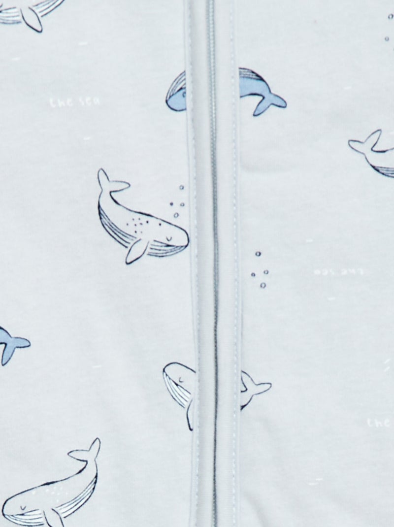 Saco de dormir acolchoado sem mangas TOG 2 Azul - Kiabi