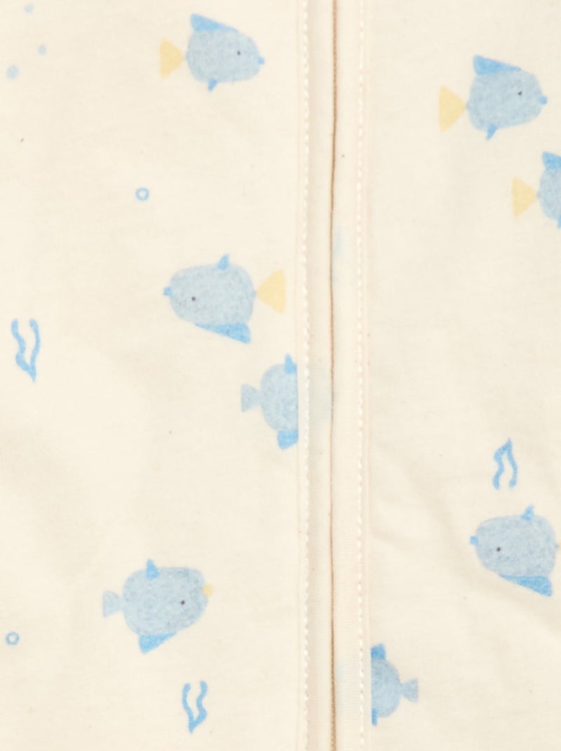 Saco de dormir acolchoado sem mangas TOG 2 Branco - Kiabi