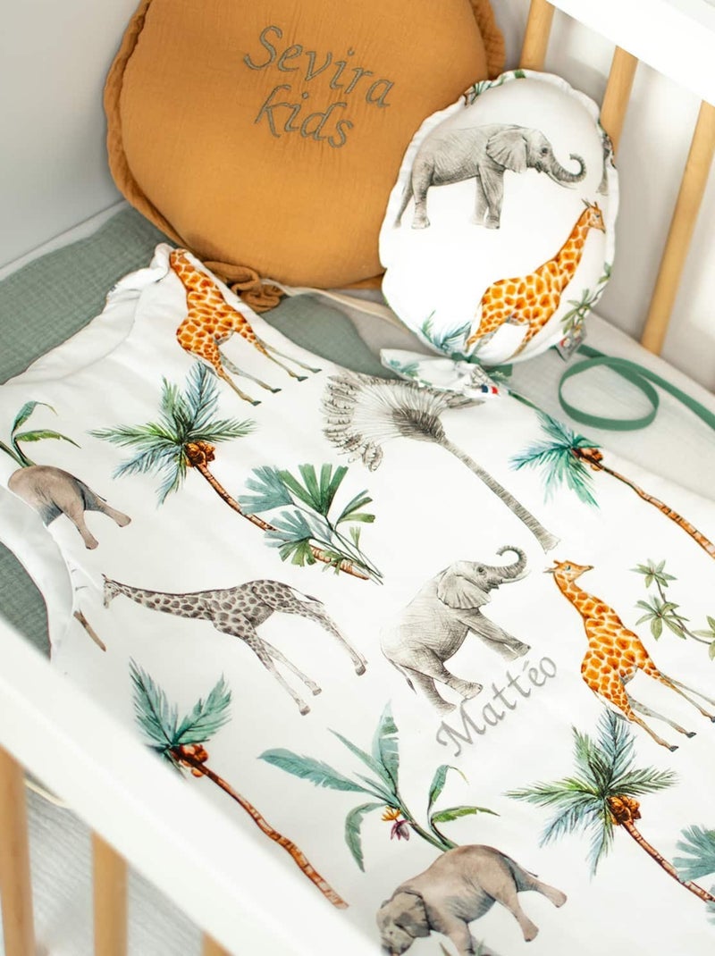 Saco de dormir bebé em cetim de algodão tog 2 | sevira kids Verde-água - Kiabi