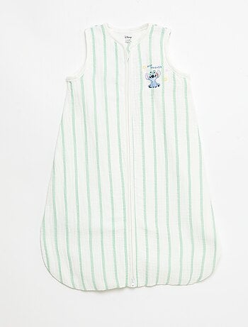 Saco de dormir com fecho sem mangas 'Disney' 'Stitch' em veludo