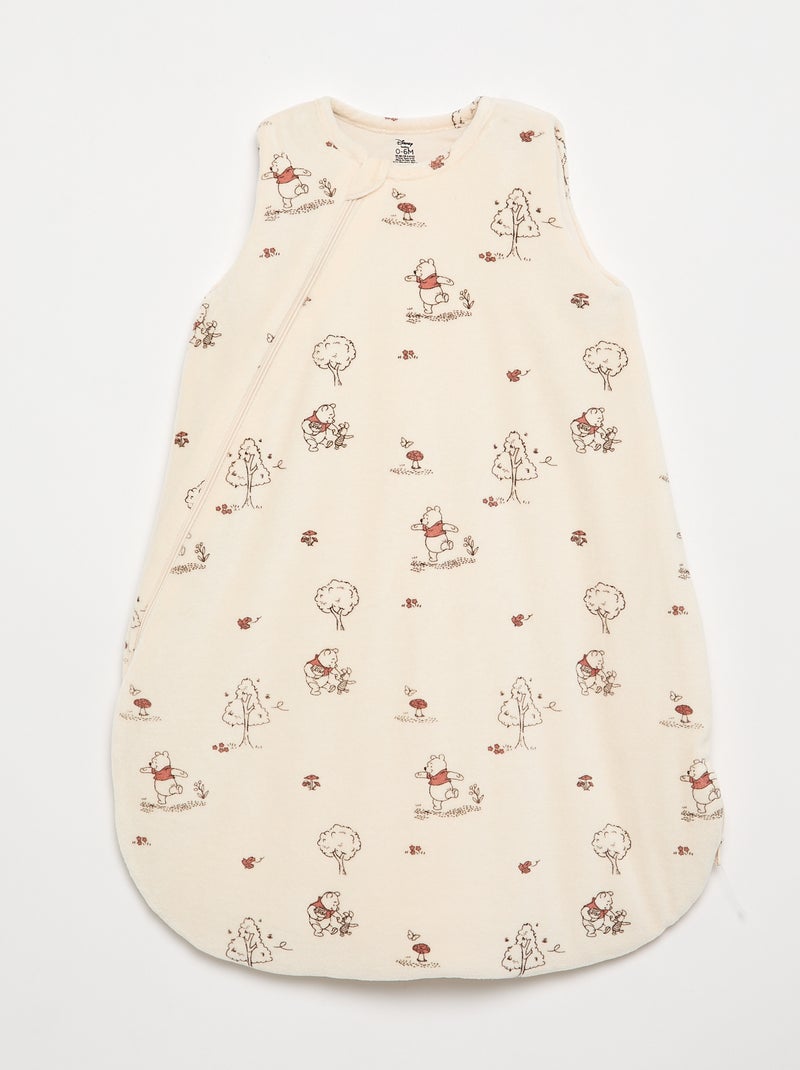 Saco de dormir de bebé 'Disney' em veludo Branco - Kiabi