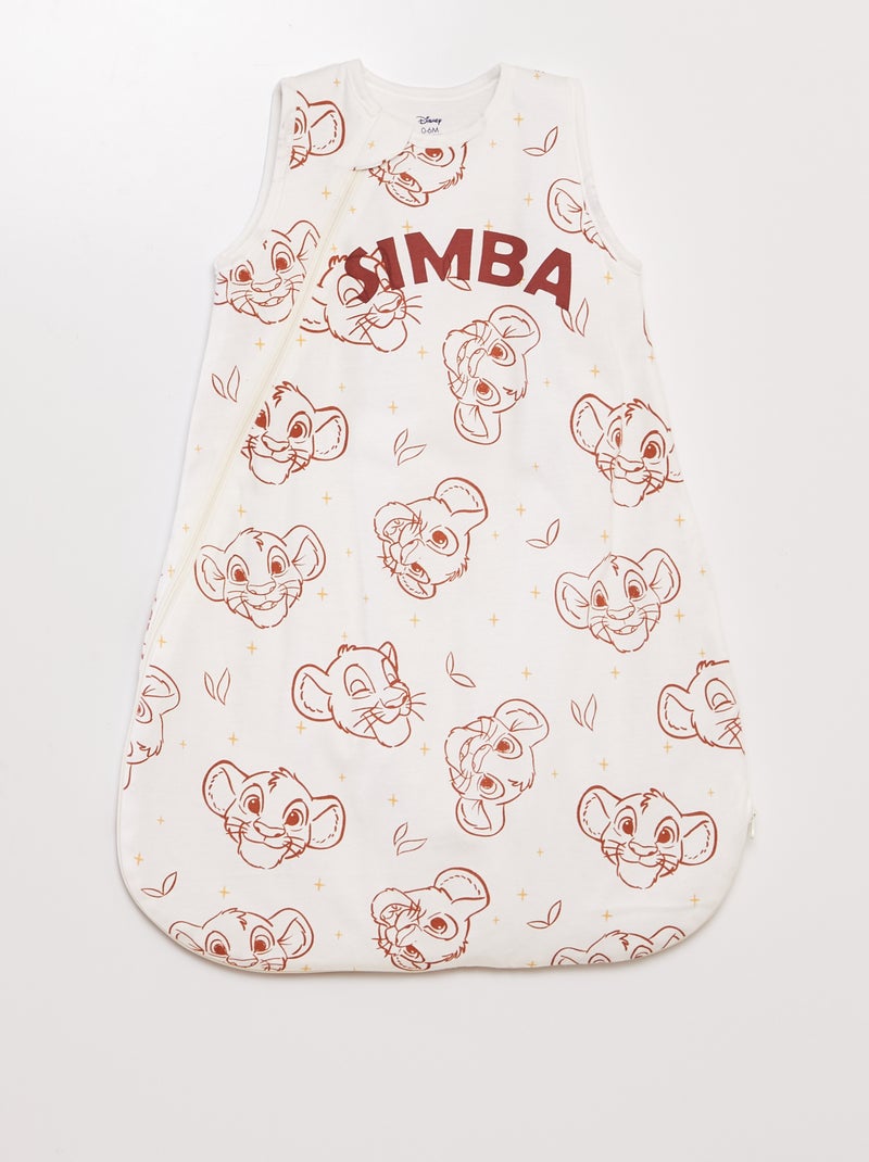 Saco de Dormir de Manga Comprida 'Simba' 'Disney' TOG 2 BRANCO - Kiabi