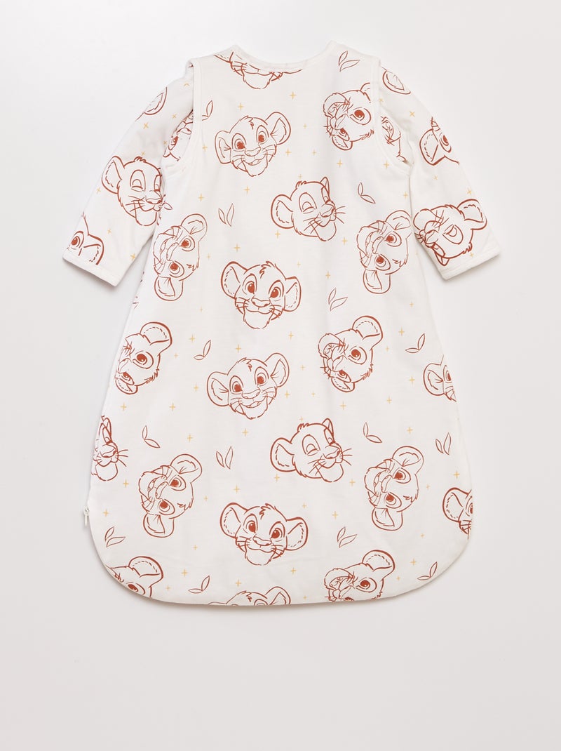 Saco de Dormir de Manga Comprida 'Simba' 'Disney' TOG 2 BRANCO - Kiabi