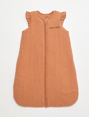 Saco de dormir de musselina de algodão sem mangas TOG 2