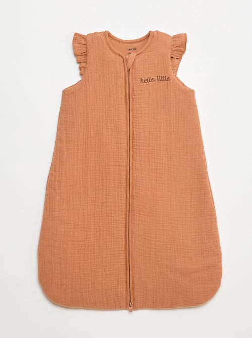 Saco de dormir de musselina de algodão sem mangas TOG 2 - Kiabi