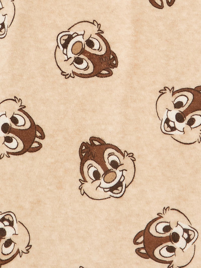 Saco de dormir "Disney" de veludo Bege - Kiabi