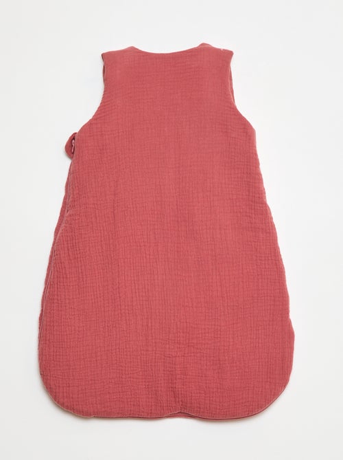 Saco de Dormir em Gaze de Algodão com Mangas Removíveis TOG 2,5 - Kiabi