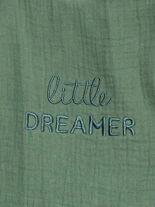 Saco de dormir em gaze de algodão com mangas removíveis TOG 2,5 - Kiabi