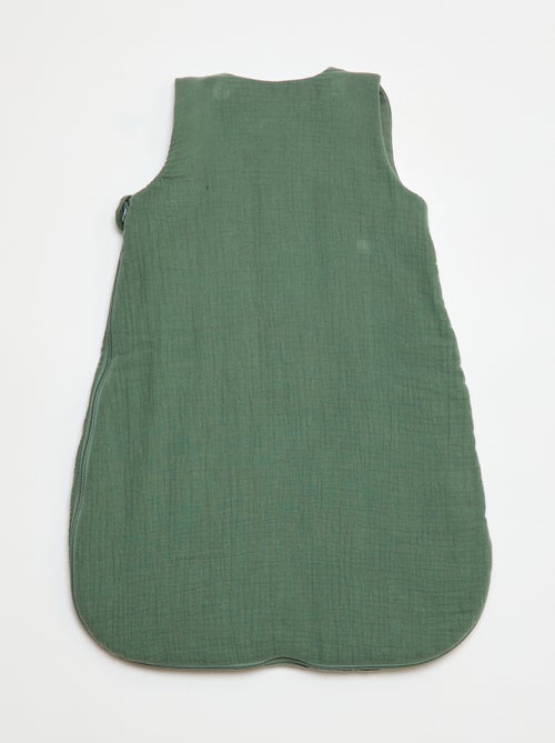 Saco de dormir em gaze de algodão com mangas removíveis TOG 2,5 - Kiabi