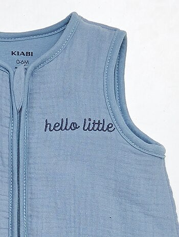 Saco de dormir em gaze de algodão dupla sem mangas TOG 2