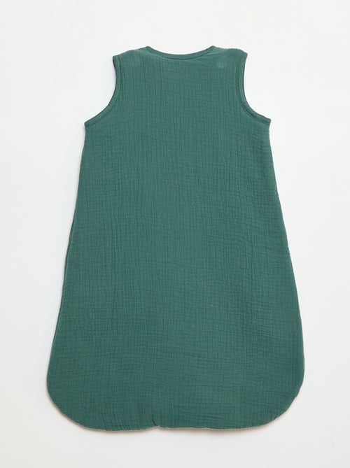 Saco de Dormir em Gaze Dupla de Algodão sem Mangas TOG 2 - Kiabi