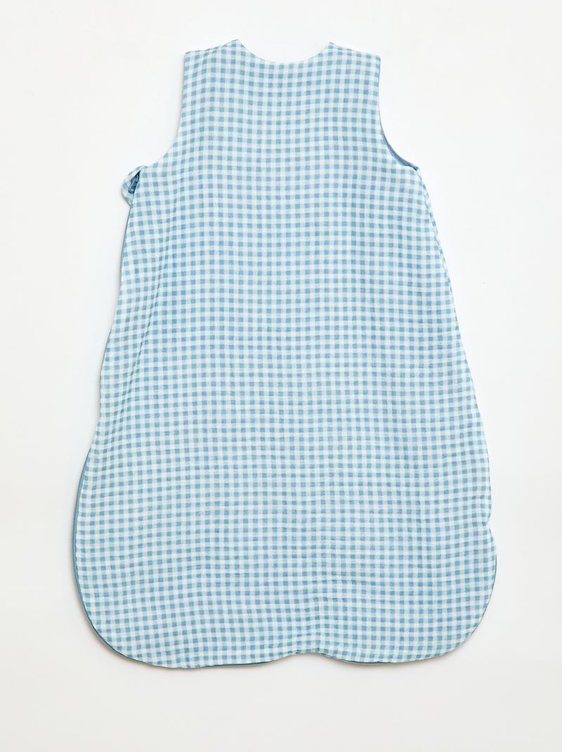 Saco de Dormir Estampado Sem Mangas Azul - Kiabi
