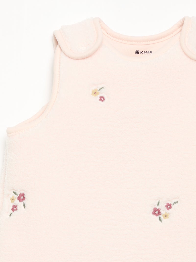Saco de dormir estampado sem mangas Branco - Kiabi