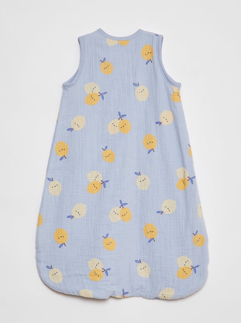 Saco de dormir leve com estampado TOG 1 AZUL - Kiabi