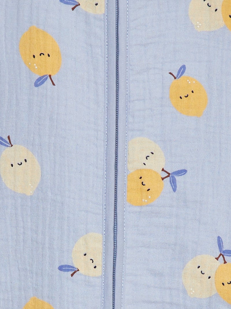 Saco de dormir leve com estampado TOG 1 AZUL - Kiabi