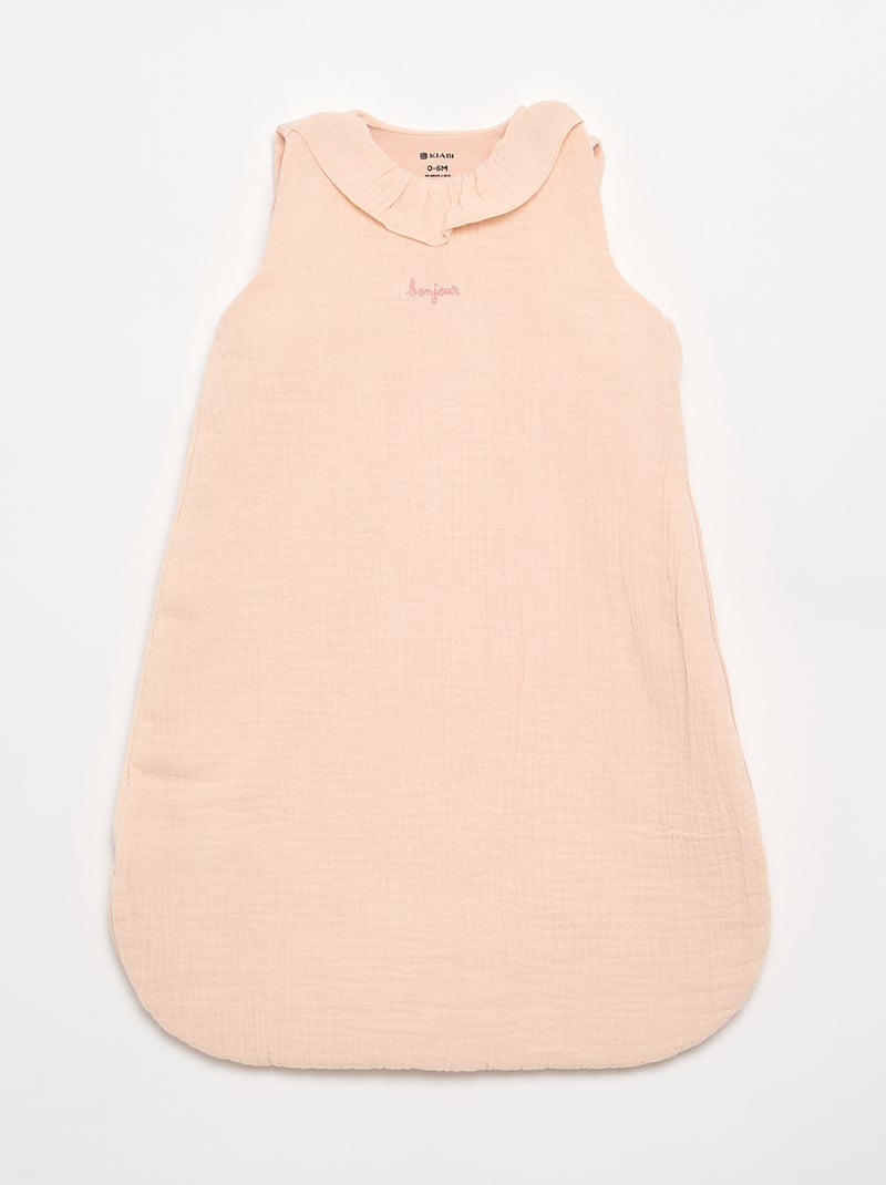 Saco de dormir para bebé com gola fantasia Rosa - Kiabi