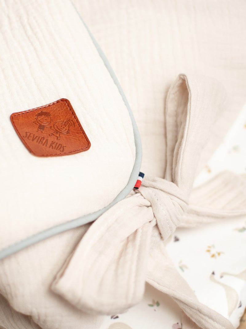 Saco de dormir para bebé em gaze de algodão | sevira kids Bege - Kiabi