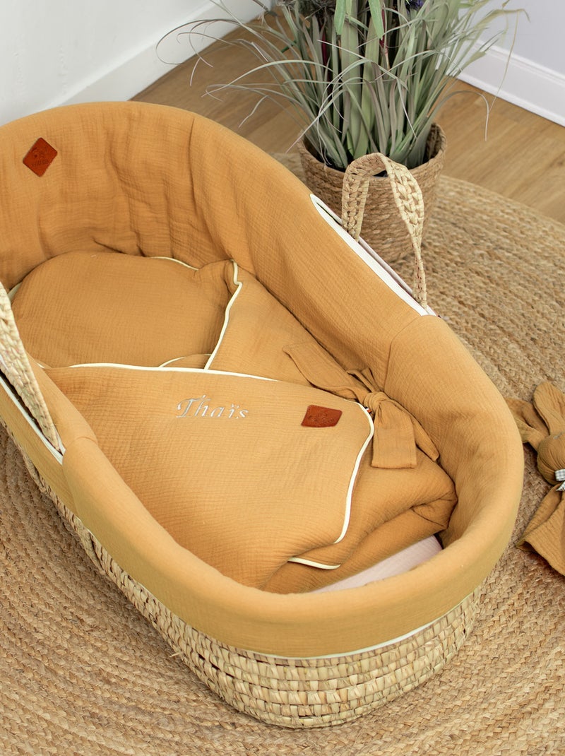 Saco de dormir para bebé em gaze de algodão | sevira kids Castanho-claro - Kiabi