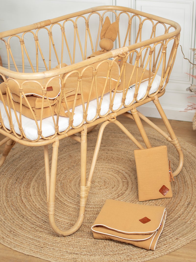 Saco de dormir para bebé em gaze de algodão | sevira kids Castanho-claro - Kiabi