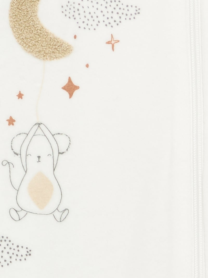 Saco de dormir para bebé 'Petit Béguin' com mangas removíveis Bege - Kiabi