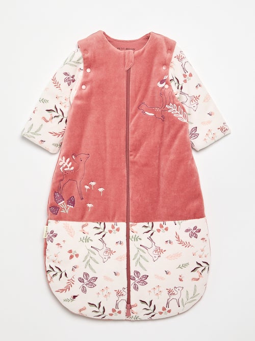 Saco de dormir para bebé 'Petit Béguin' com mangas removíveis - Kiabi Saco de dormir para bebé 'Petit Béguin' com mangas removíveis - Kiabi