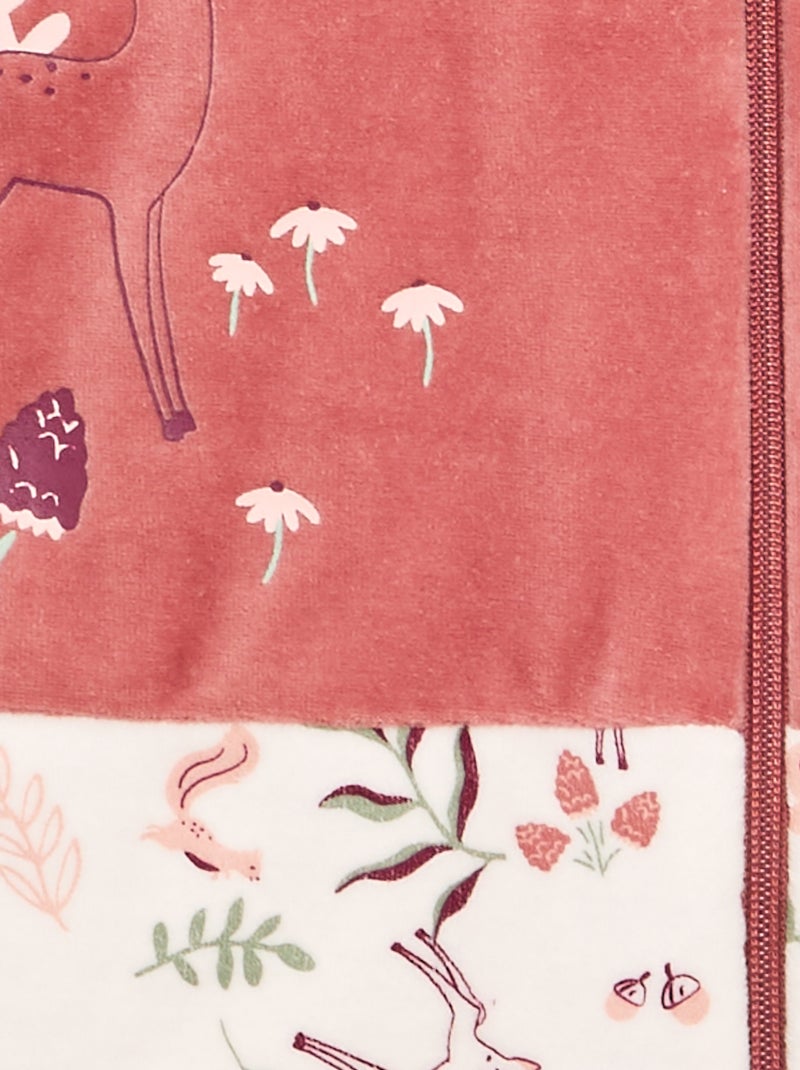 Saco de dormir para bebé 'Petit Béguin' com mangas removíveis Rosa - Kiabi