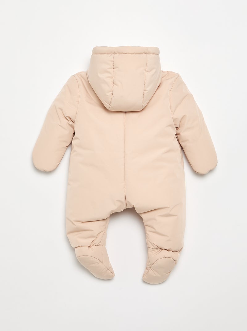 Saco de dormir 'Petit Béguin' com pés, luvas e capuz Bege - Kiabi