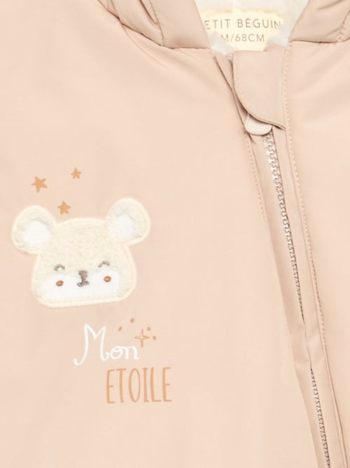 Saco de dormir 'Petit Béguin' com pés, luvas e capuz - Kiabi Saco de dormir 'Petit Béguin' com pés, luvas e capuz - Kiabi