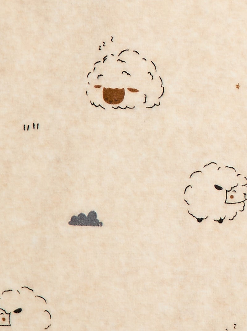 Saco de dormir quente com mangas removíveis - TOG 2.5 Bege - Kiabi