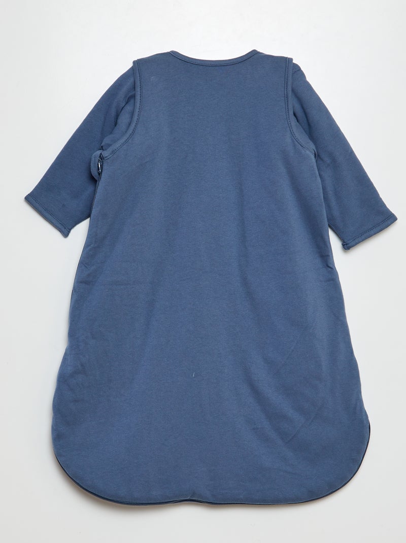 Saco de dormir quente com mangas removíveis TOG 2 AZUL - Kiabi